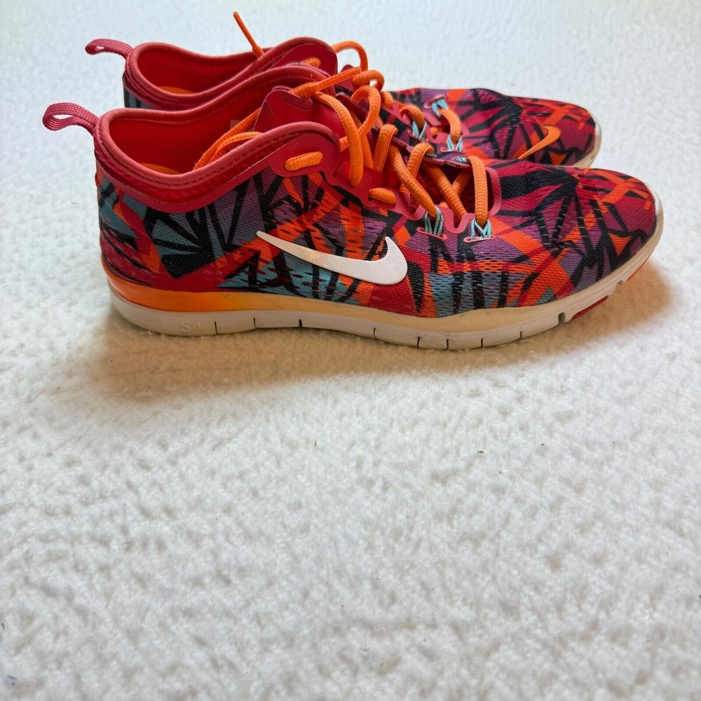 Nike Free 5.0 womens Shoes 8‎ Running Athletic Colorful PrintTraining